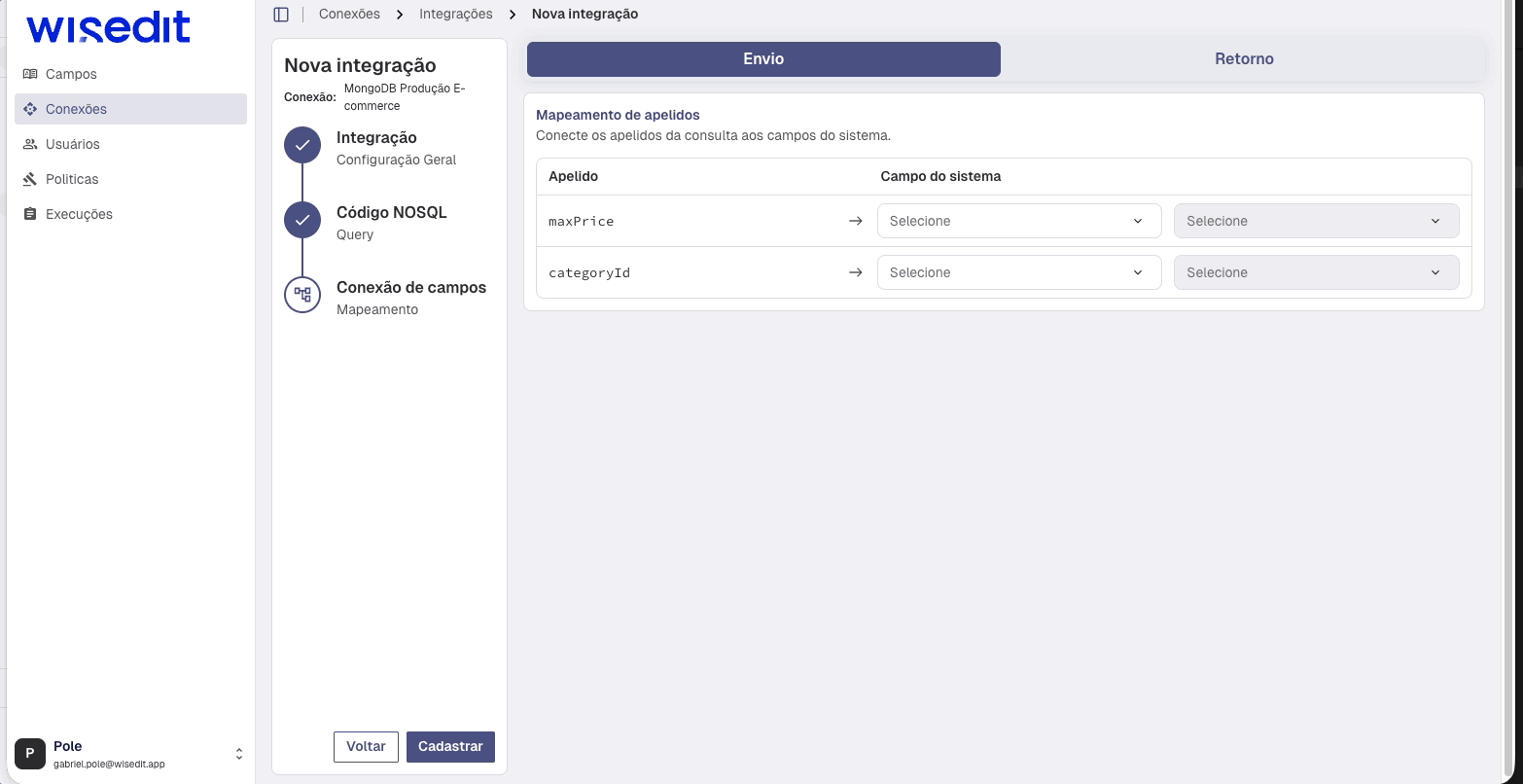 Etapa 3 - Mapeamento de Placeholders