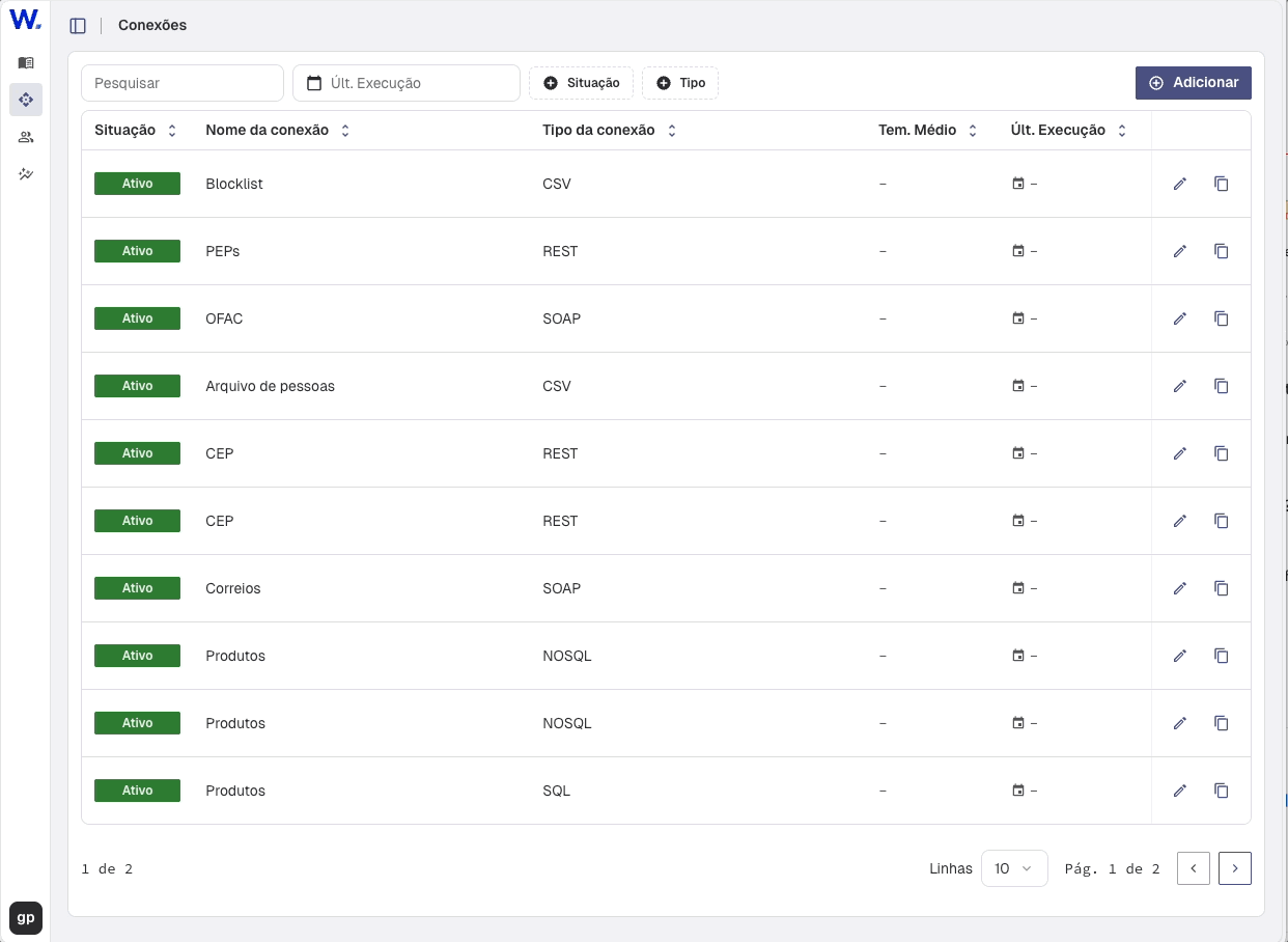 Conexão REST - No Authentication