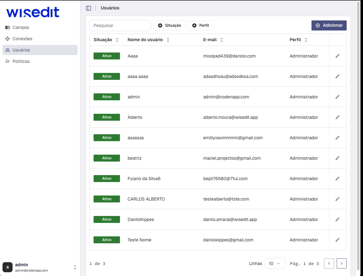 Adicionar novo usuário